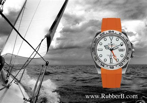 cinturino rubber rolex|rubber b rolex explorer ii.